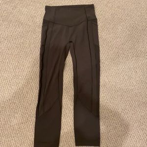 LULULEMON army green leggings